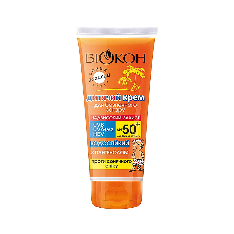 Крем для безпечної засмаги, дитячий SPF-50 , 90 мл (23451) large popup