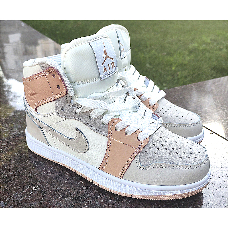 Кросівки Nike Air Jordan хайтопи з натуральної шкіри та замші, р.36 (B630-788) large popup