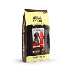 Сухий корм здорова шкіра та блиск шерсті Home Food для дорослих собак великих порід “Індичка та лосо