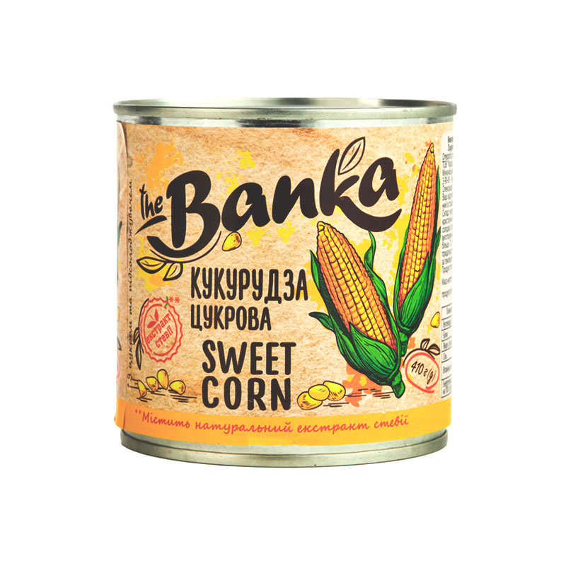 Кукурудза цукрова ТМ &#039;the Banka&#039;, ж/б, 410 г. (783111) large popup