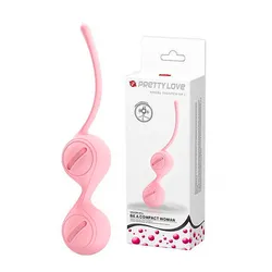 Кульки вагінальні Pretty Love ВІ-014490 Kegel Tighten Up I, малинові, (1355)