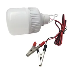 Лампочка LED с крокодильчиком 12V