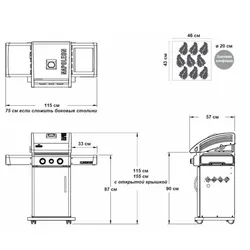 Газовый гриль Napoleon Legend 325 (LD325BPSS-1) thumbnail