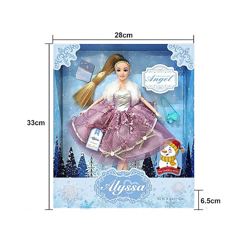 Лялька &quot;Alyssa&quot; Winter Angel, шарнірна, кор. 33*28см (DNA-26033)