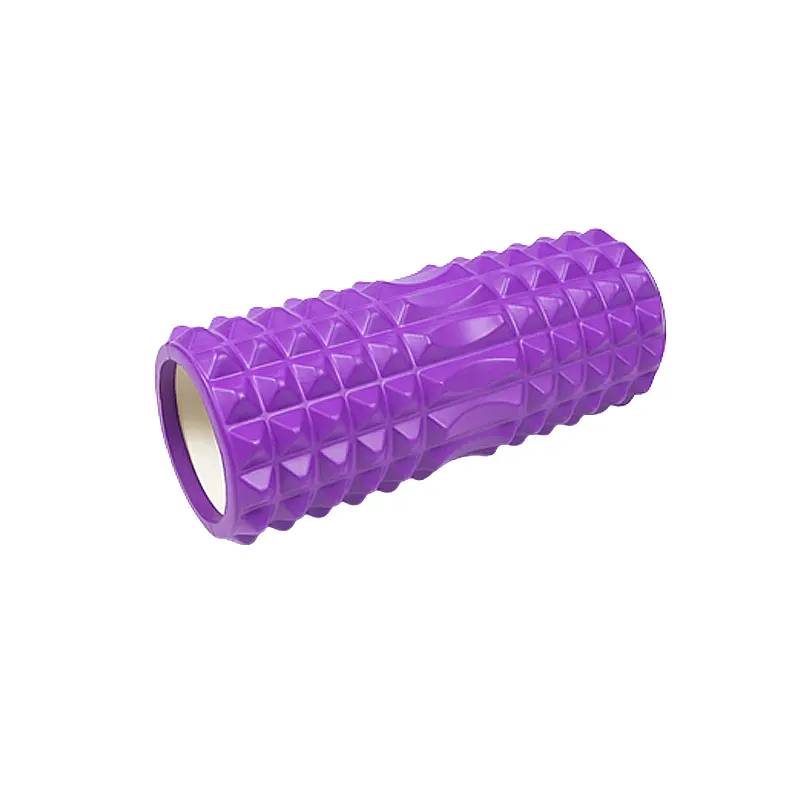 Масажний ролик EasyFit Grid Roller 33*13 см v.1.2 фіолетовий (EF-2022-V) МП