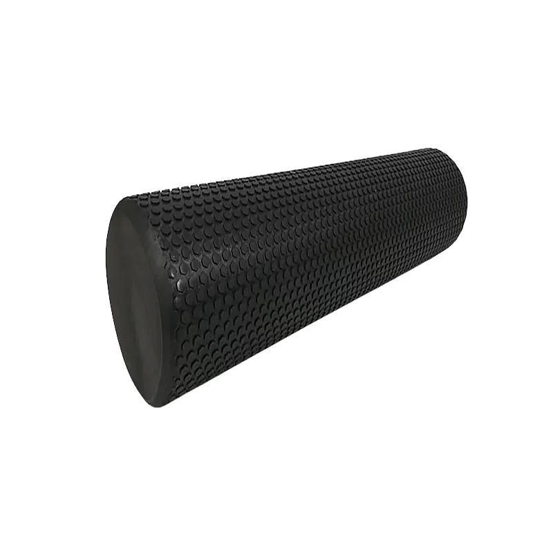 Масажний ролик EasyFit Foam Roller 60*14,5 см чорний (EF-2032-B) МП