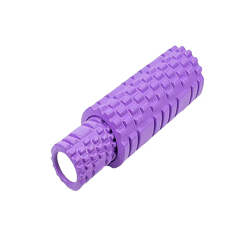 Масажний ролик EasyFit Grid Roller Double 33х14 см, 31,5х10 см фіолетовий (EF-7737-1-V) МП