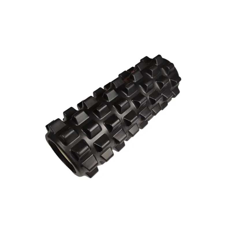 Масажний ролик EasyFit Grid Roller PRO 33*14 см чорний (EF-2018-B) МП