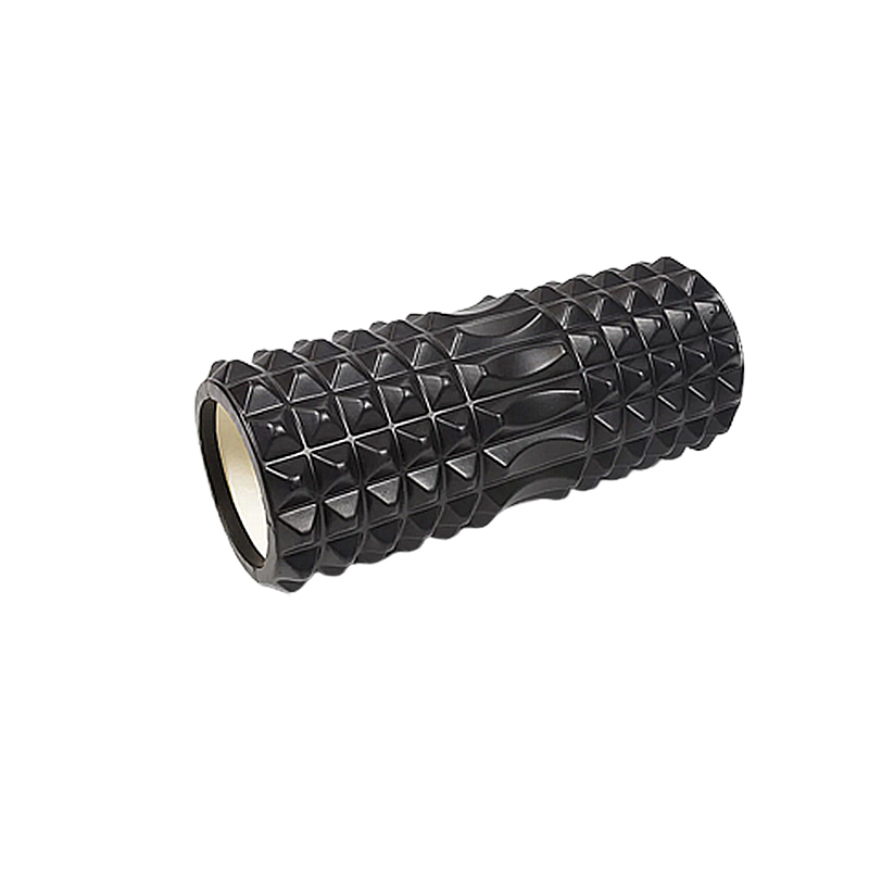 Масажний ролик EasyFit Grid Roller 33*13 см v.1.2 чорний (EF-2022-B) МП large popup