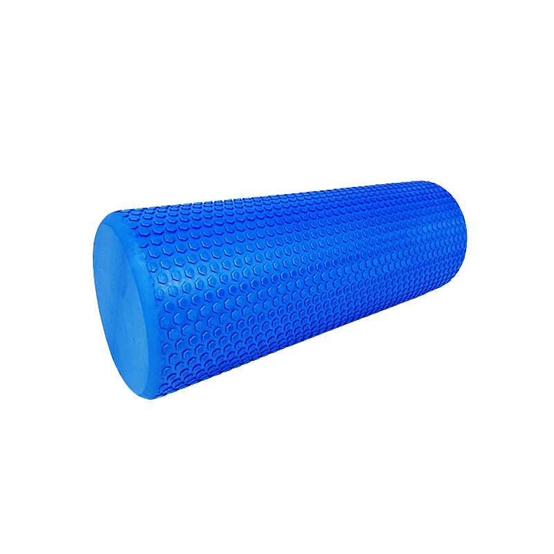 Масажний ролик EasyFit Foam Roller 45*14,5 см синій (EF-2030-Bl) МП large popup