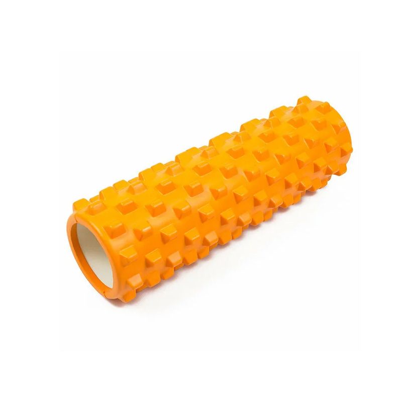 Масажний ролик EasyFit Grid Roller PRO 45*14 см помаранчевий (EF-2029-O) МП large popup