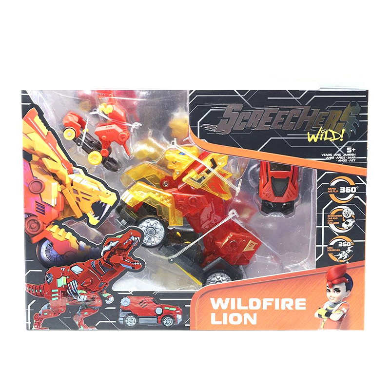 Машинка-трансформер SCREECHERS WILD! S4 L3 - ВАЙЛДФАЄР ЛАЄН (EU685302) large popup