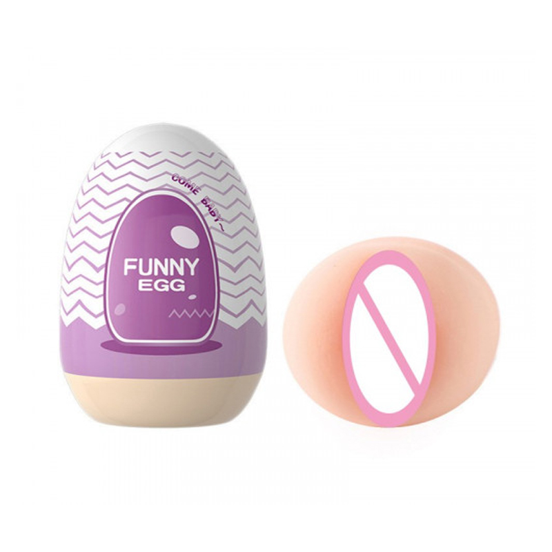 Мастурбатор Funny Egg Purple-vagina (698) large popup