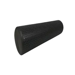 Масажний ролик EasyFit Foam Roller 60*14,5 см чорний (EF-2032-B) МП