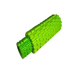 Масажний ролик EasyFit Grid Roller Double 33х14 см, 31,5х10 см салатовий (EF-7737-6-Gr) МП