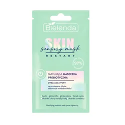 Маска Bielenda SKIN RESTART для обличчя матуюча пребіотична, звужує пори, 8г (048914)