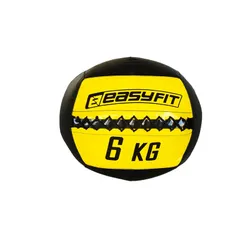 Медичний м'яч EasyFit Wall Ball 6 кг 34 см жовтий (EF-WB-06) МП