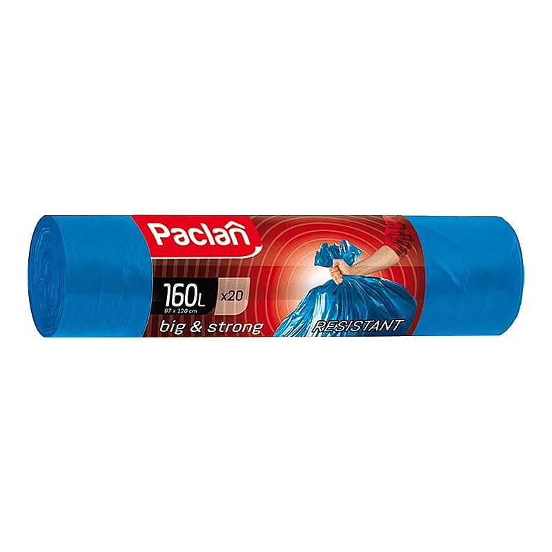 Мішки Paclan Big&amp;Strong для сміття 160л, 20шт (340255)