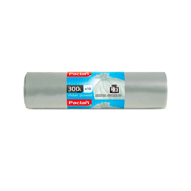 Мішки Paclan Maxi Power LDPE для сміття 300л, 10шт (139255)