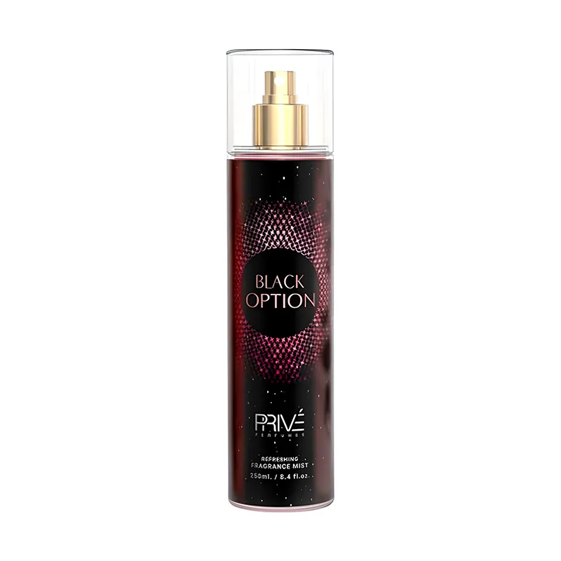 Black Option 250 мл body mist жен Prive, , шт