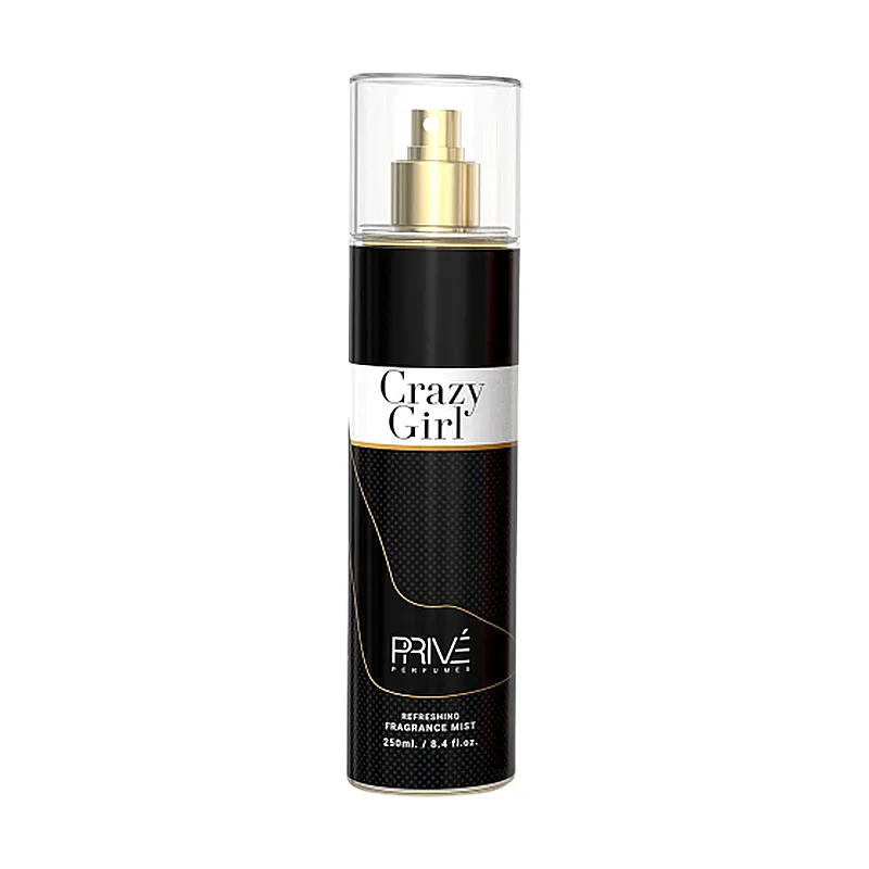 Crazy Girl 250 мл body mist жен Prive, , шт