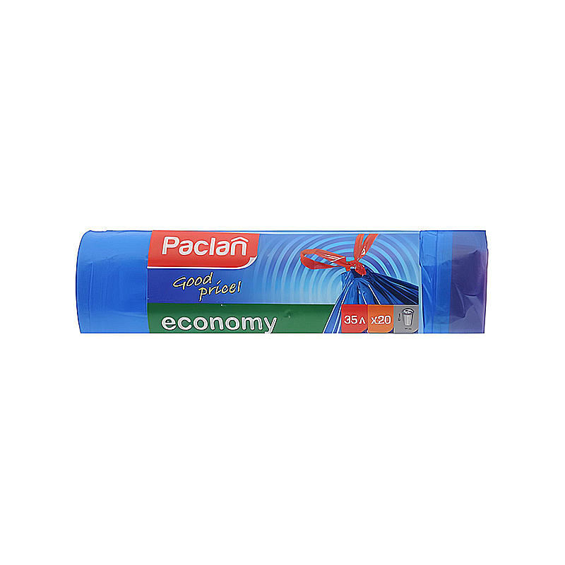 Мішки для сміття Paclan Economic 35л 20шт (132102) large popup