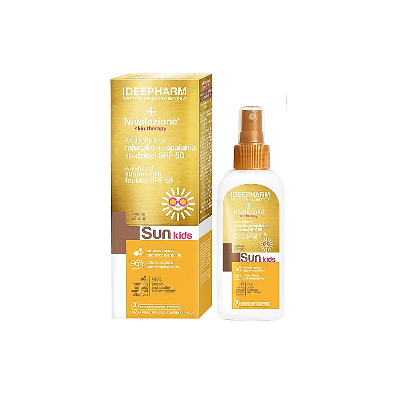 Nivelazione Skin Therapy Sun Дитяче водостійке молочко для засмаги SPF 50 150 мл