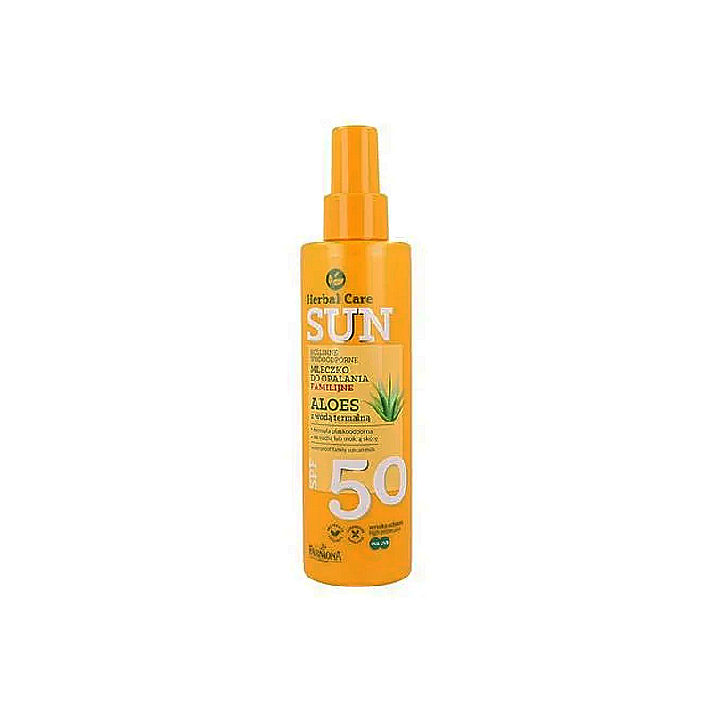 Herbal Care Sun Водостійке молочко для засмаги SPF50 для всієї сім&#039;ї 200 мл large popup