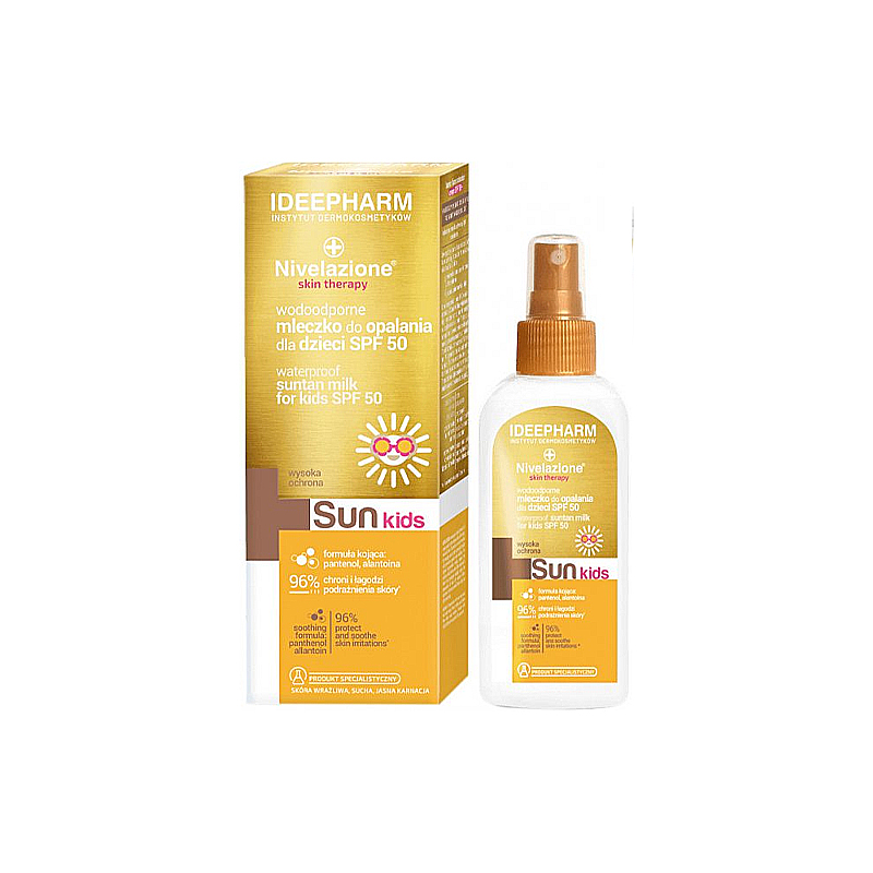 Nivelazione Skin Therapy Sun Дитяче водостійке молочко для засмаги SPF 50 150 мл large popup