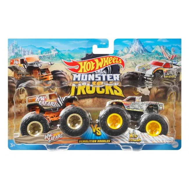 Набір із 2 машинок-позашляховиків серії &quot;Monster Trucks&quot; Hot Wheels (в ас.) (FYJ64)