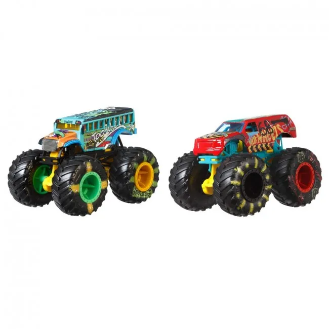 Набір із 2 машинок-позашляховиків серії &quot;Monster Trucks&quot; Hot Wheels (в ас.) (FYJ64)