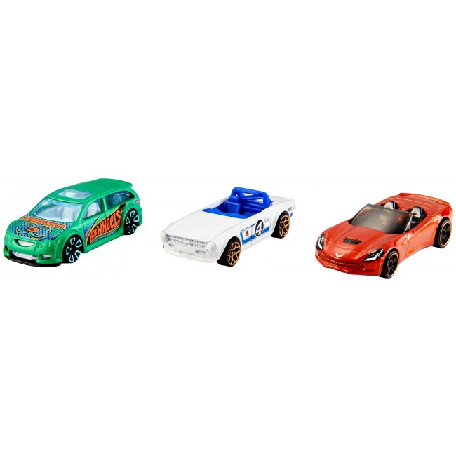 Набір з 3-х базових машинок Hot Wheels (в ас.) (K5904) large popup