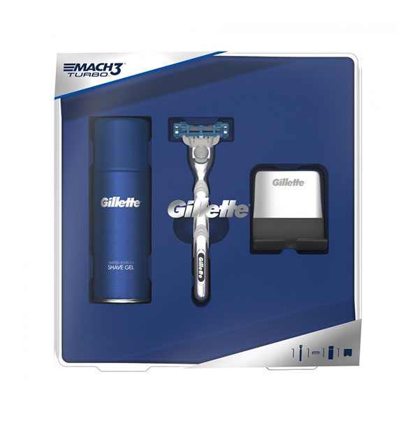 Набір подарунковий Gillette Mach3 Turbo (5881) large popup