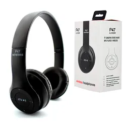 Навушники Wireless P47 Headphone, SD   Bluetooth, чорний thumbnail