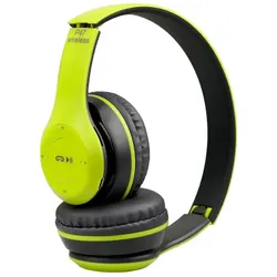 Навушники Wireless P47 Headphone, SD   Bluetooth, салатовий