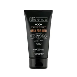 Паста для очищення обличчя Bielenda ONLY FOR MEN BARBER EDITION, 3в1 паста-пілінг-маска 150г(046149)