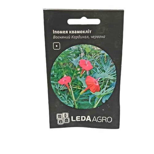 Насіння Іпомея квамокліт Вогняний кардинал ТМ LEDAAGRO 0,5 г (793589) large popup