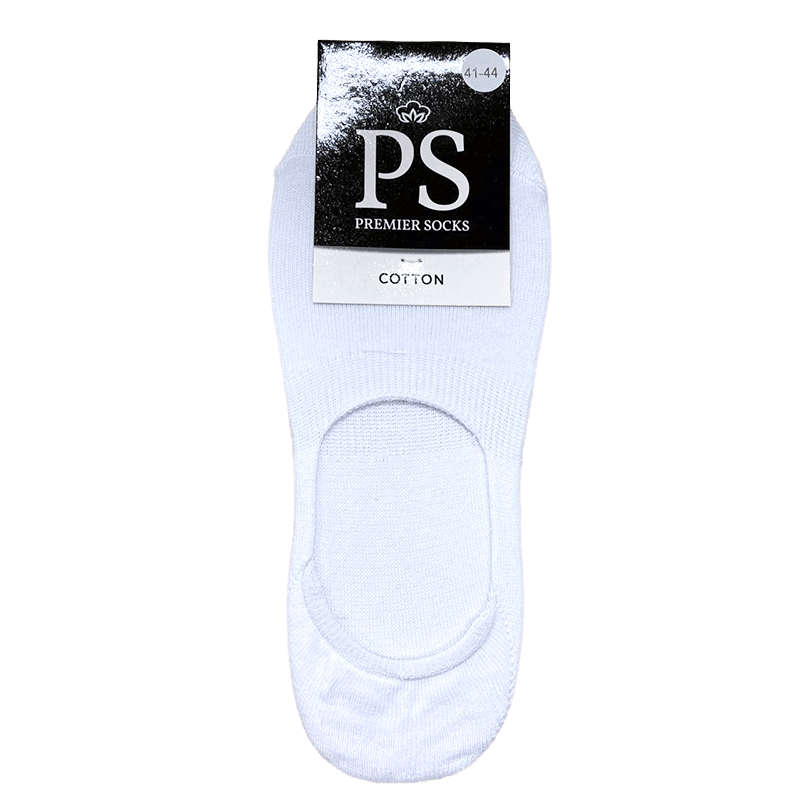 Підслідники PremierSocks чоловічі, білі, р.41-44 (888) large popup