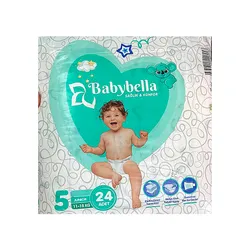 Підгузники Babybella дитячі, №5, 11-18кг, 24шт (12309)