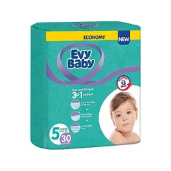 Підгузники Evy Baby дитячі №5, 11-25кг, 30шт (11942)