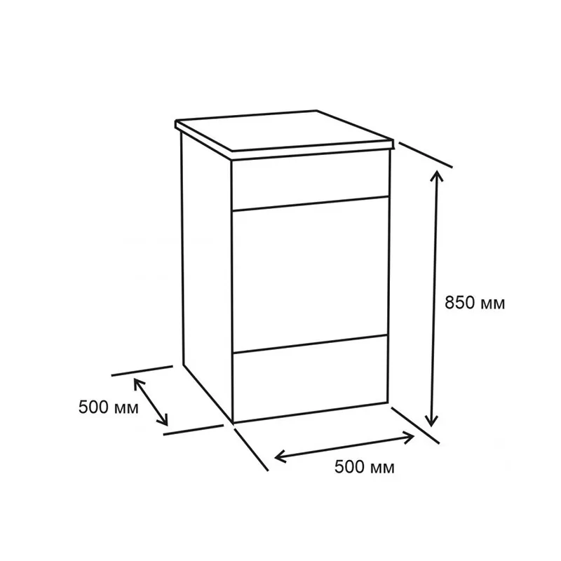 Плита Eleyus FARO 5501  EF WH