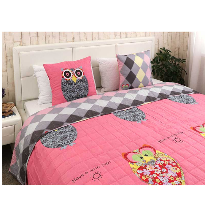 Подушка Руно, декоративна, силіконова Owl Grey, 50х50см (306_Owl Grey) large popup