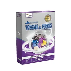 Порошок WASH&FREE 400гр Лаванда з марсельським милом (12467)