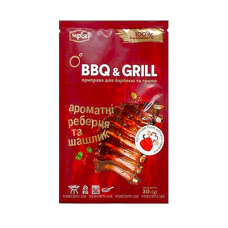 Приправа BBQ |||| Grill до шашлику та реберець, 30 г. large popup