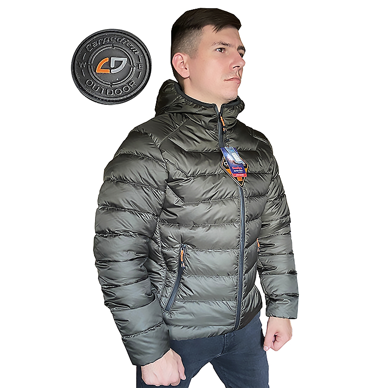 Пуховик зимовий Carpe-Diem Bigfood Winter з технологією Omni-Heat, хакі, р.48 large popup