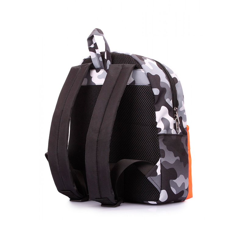 Рюкзак жіночий POOLPARTY Mini камуфляжний (mini-camo-orange) МП large popup