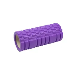 Ролик масажний EasyFit, Grid Roller, 33см v.1.1, фіолетовий (EF-2020-V) МП