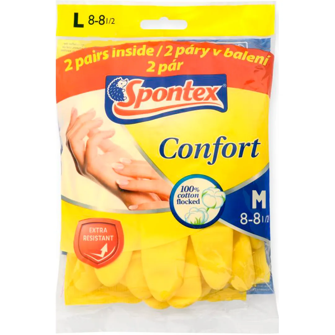 Рукавички Spontex CONFORT р.M, 2 пар/уп.