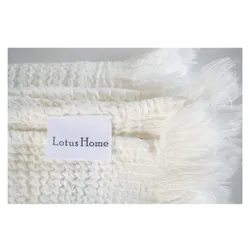 Рушник Lotus Home - Rius off white молочний 50*100 (svt-2000022323321) thumbnail