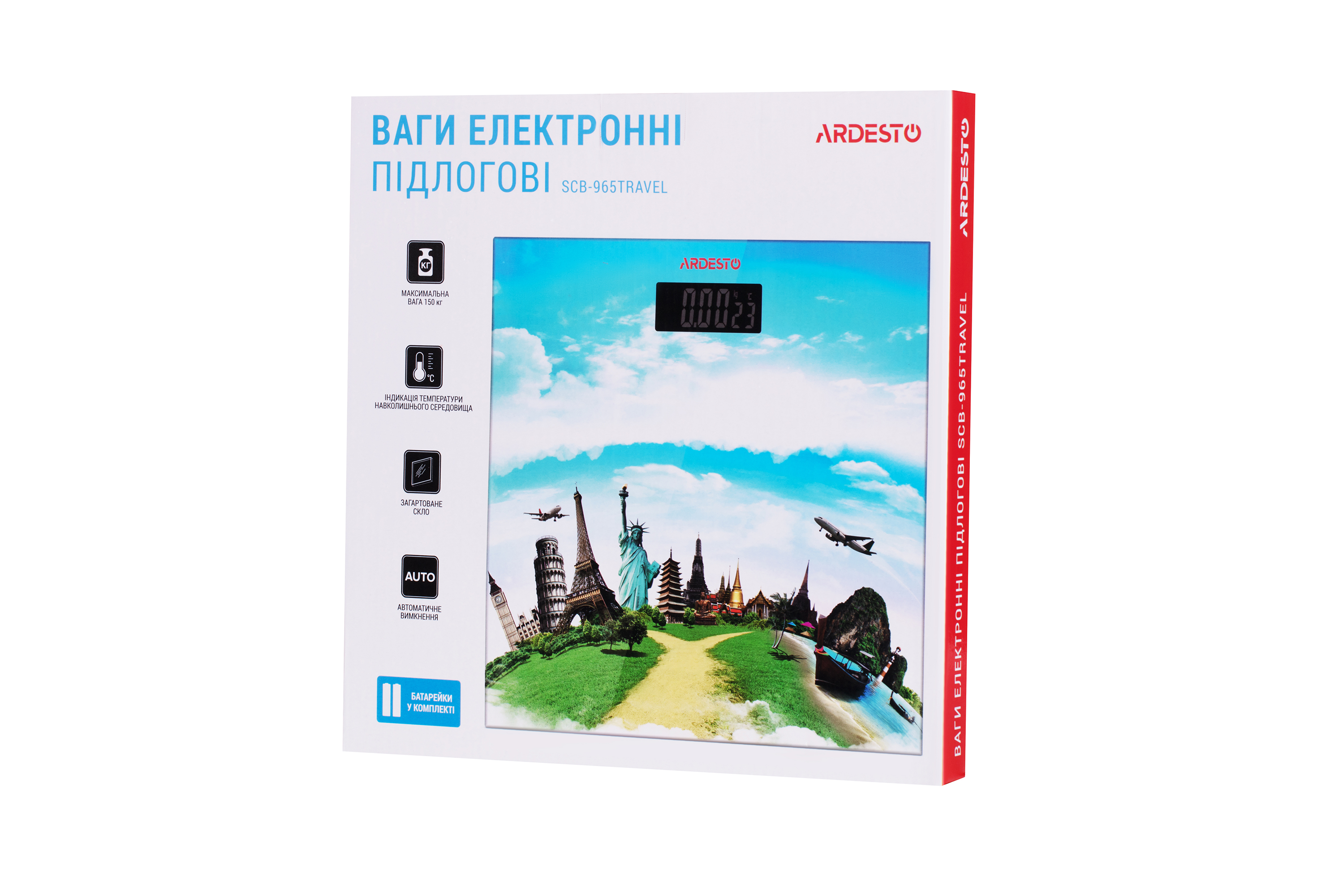 Ваги підлогові Ardesto SCB-965TRAVEL large popup